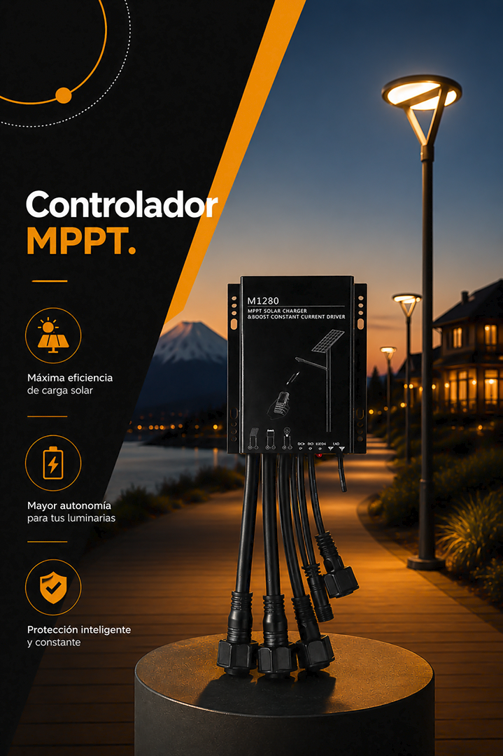 Luces Solares en Puerto Varas Controlador MPPT